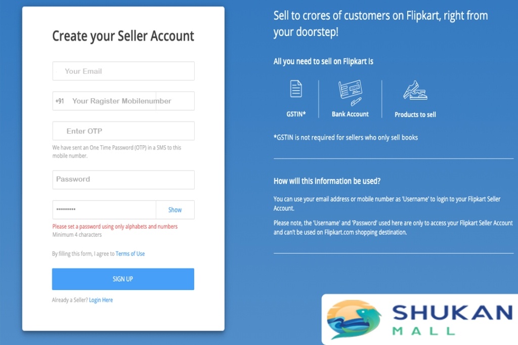 Make A Seller Account